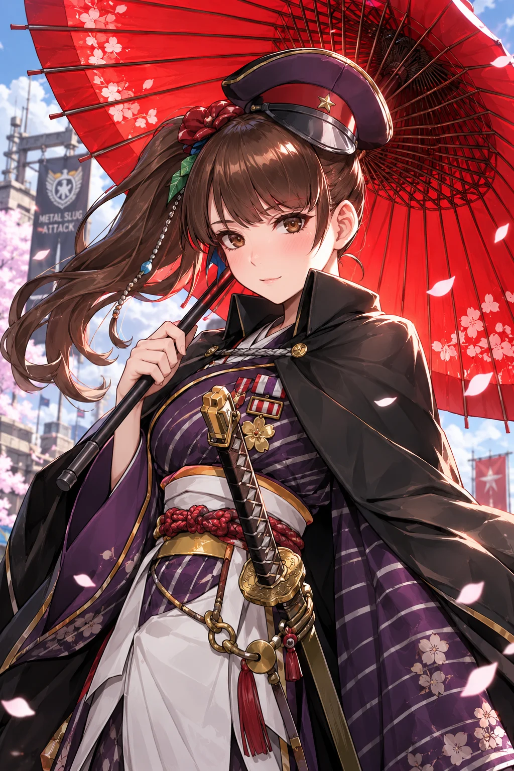 The Officer With the Crimson Parasol